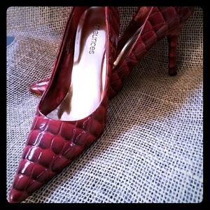 Maurices Stilletos, 7.5 Brick and Brick Color